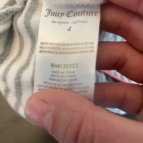 Juicy Couture Toddler Girl Size 4 Coral Summer Outfit Set - Picture 10 of 11